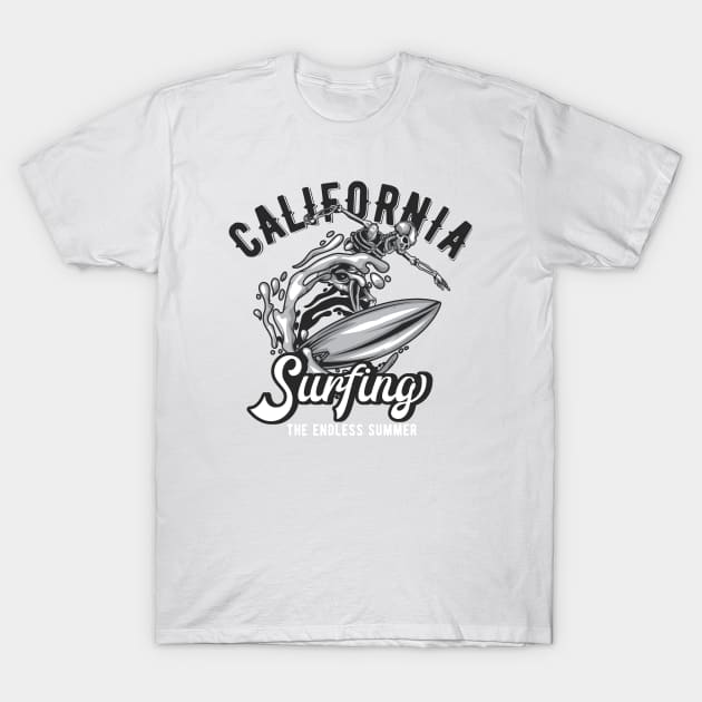 California Surfing T-Shirt by JabsCreative